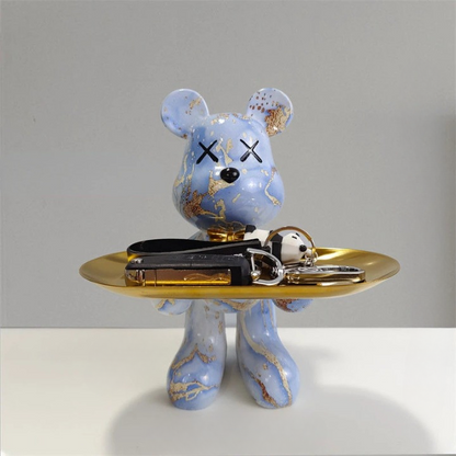 Skorter | Bear statue with tray