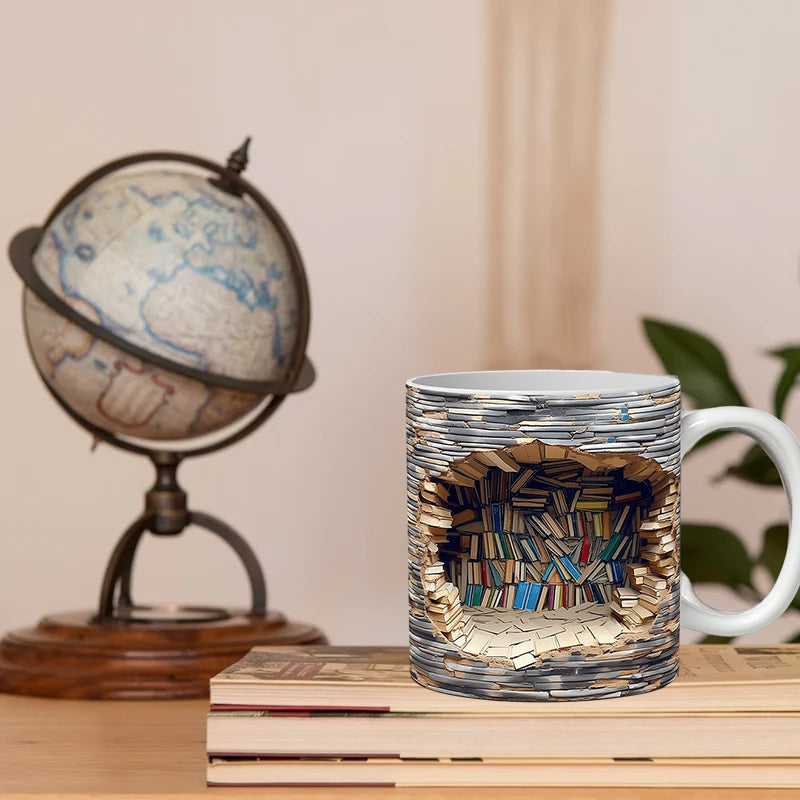 Skorter | 3D Bookshelf Mug