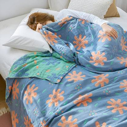 Skorter | Abstract Sunny Reversible Blanket