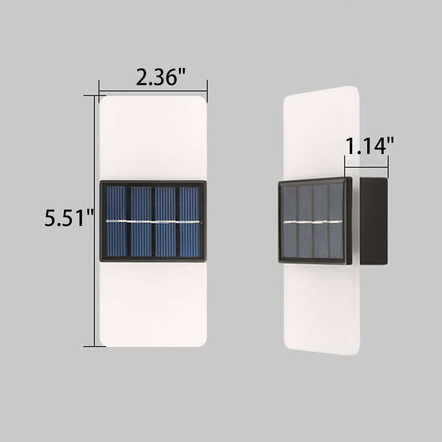 Skorter | LumaZen Solar LED Wall Lamp | Weatherproof | Solar Powered Outdoor Lighting | Garden & Patio Decor