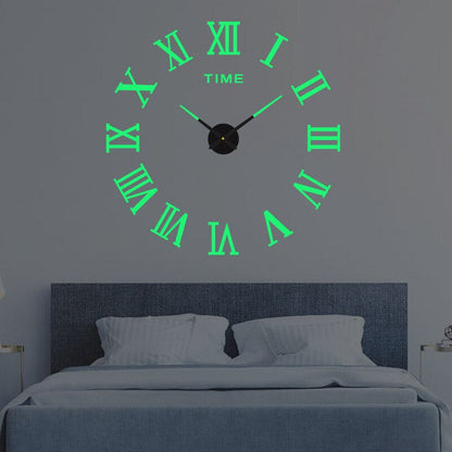 Skorter | Unique Black Wall Clock | Innovative Design, Quartz Movement & Ideal for Home Decor