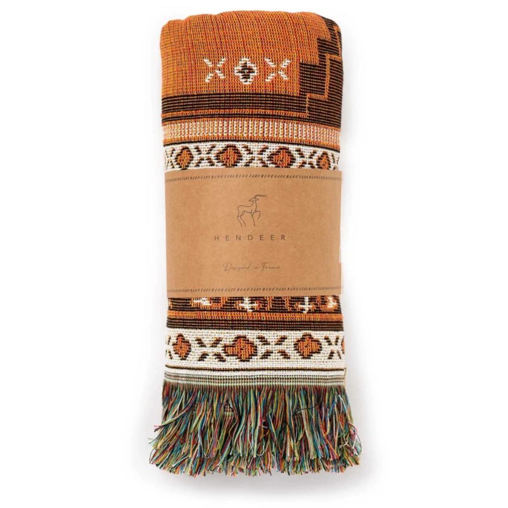 Skorter | Boho Chic Patterned Throw Blanket