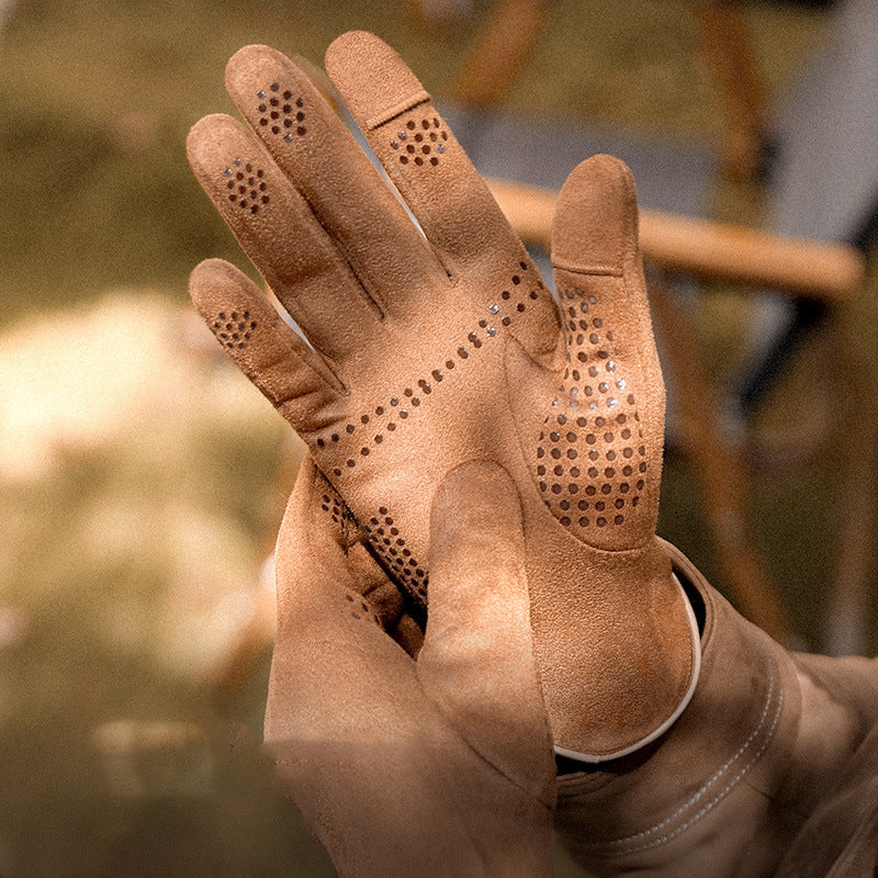 Skorter | Cold-resistant suede gloves