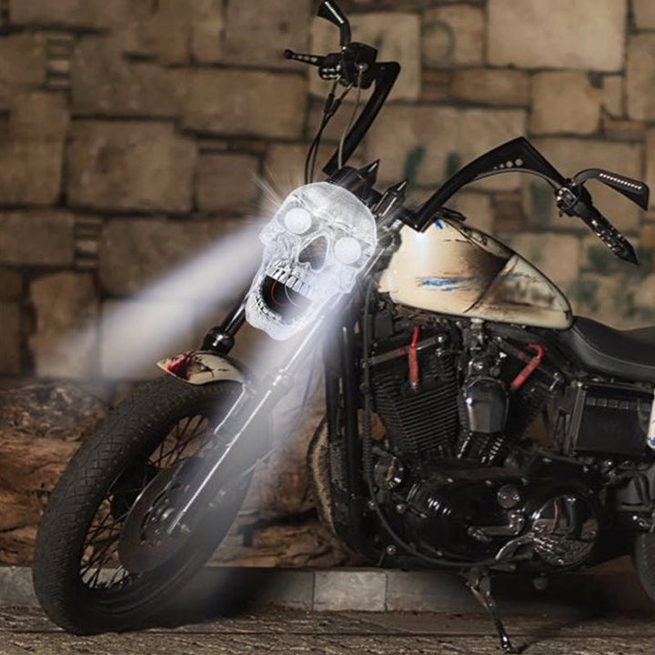 LED Motorcycle Skull Light