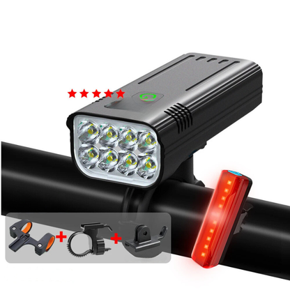 Skorter | 5000 Lumen USB Rechargeable Bike Light with Mounts