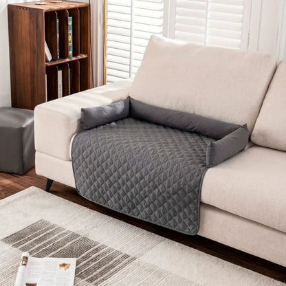 Skorter | Bolstered Quilted Pet Sofa Protector