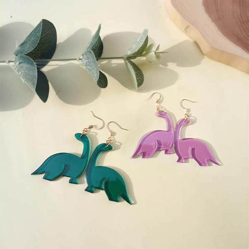 Skorter | Acrylic Small Dinosaur Earrings