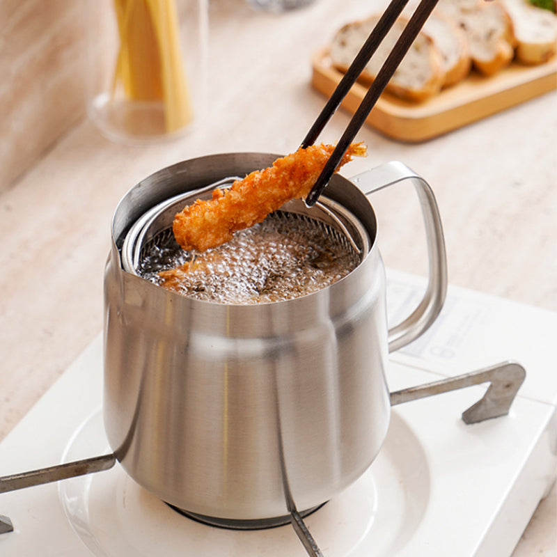 skorter | 2-In-1 Stainless Steel Multifunctional Oil Filter Pot