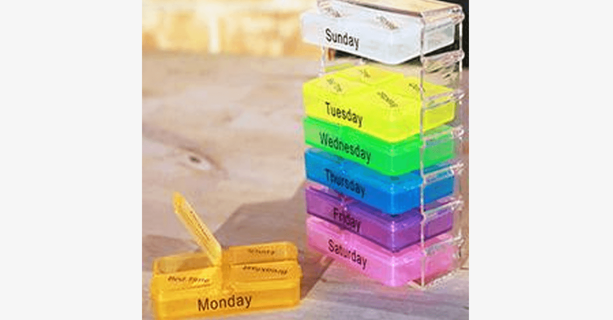Skorter | Compact weekly tablet organizer