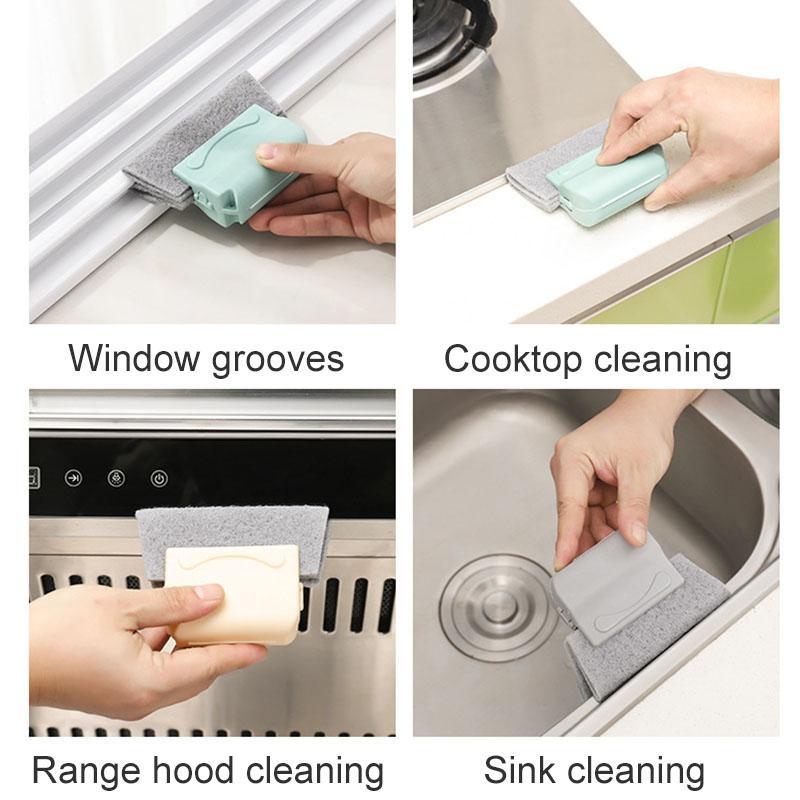 skorter | Door window groove cleaning brushes, 3 pieces