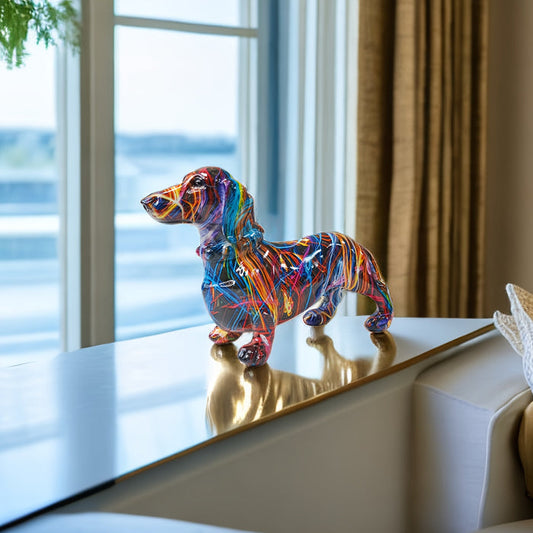 Skorter | Dachshund Delight – Colourful Dachshund Ornament for a Playful Touch at Home