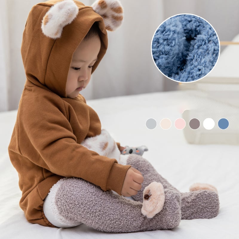 Skorter | A Pair of Baby Cute Coral Fleece Socks
