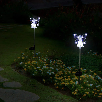 Skorter | SolarAngel - LED Garden lamp with solar energy with angel design - Weatherproof outdoor lighting