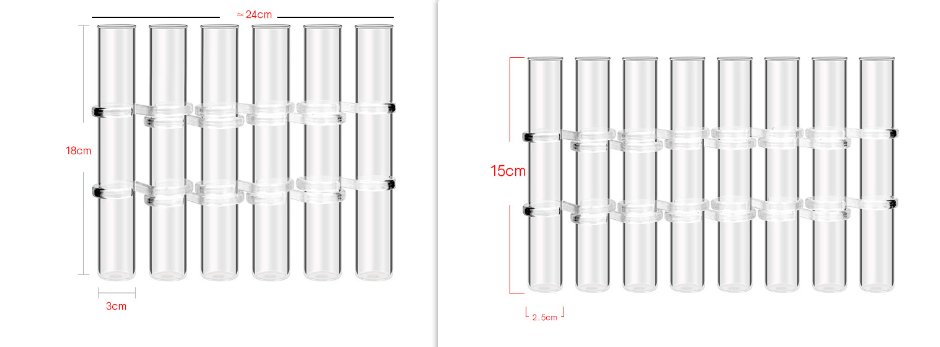 Skorter | Flexible Flower Vases with Hinges | Modern Glass Tube Vase