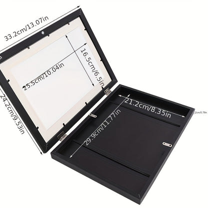 Skorter | 2 pcs Art Frame - Replaceable Frames with or without Mat, Magnetic Photo Frames for Art Projects