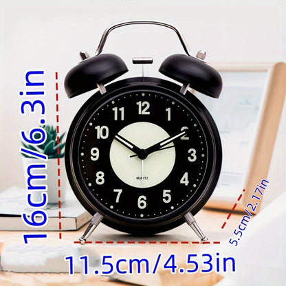 Skorter | GlowClock - Silent Luminous Alarm Clock in Metal