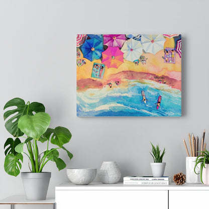 Skorter | Day at The Beach Canvas Gallery Wraps Wall Art