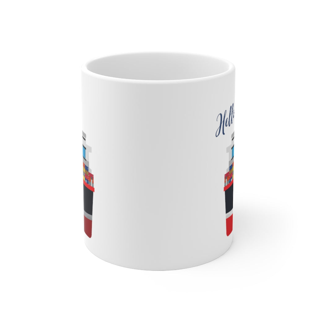 Skorter | Cargo Ship Ceramic Mug 11oz