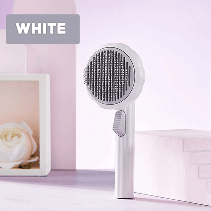 Skorter |  Pumpkin Pet Comb Pet Grooming Self-Cleaning Brush For Dogs Cats Puppy Rabbits