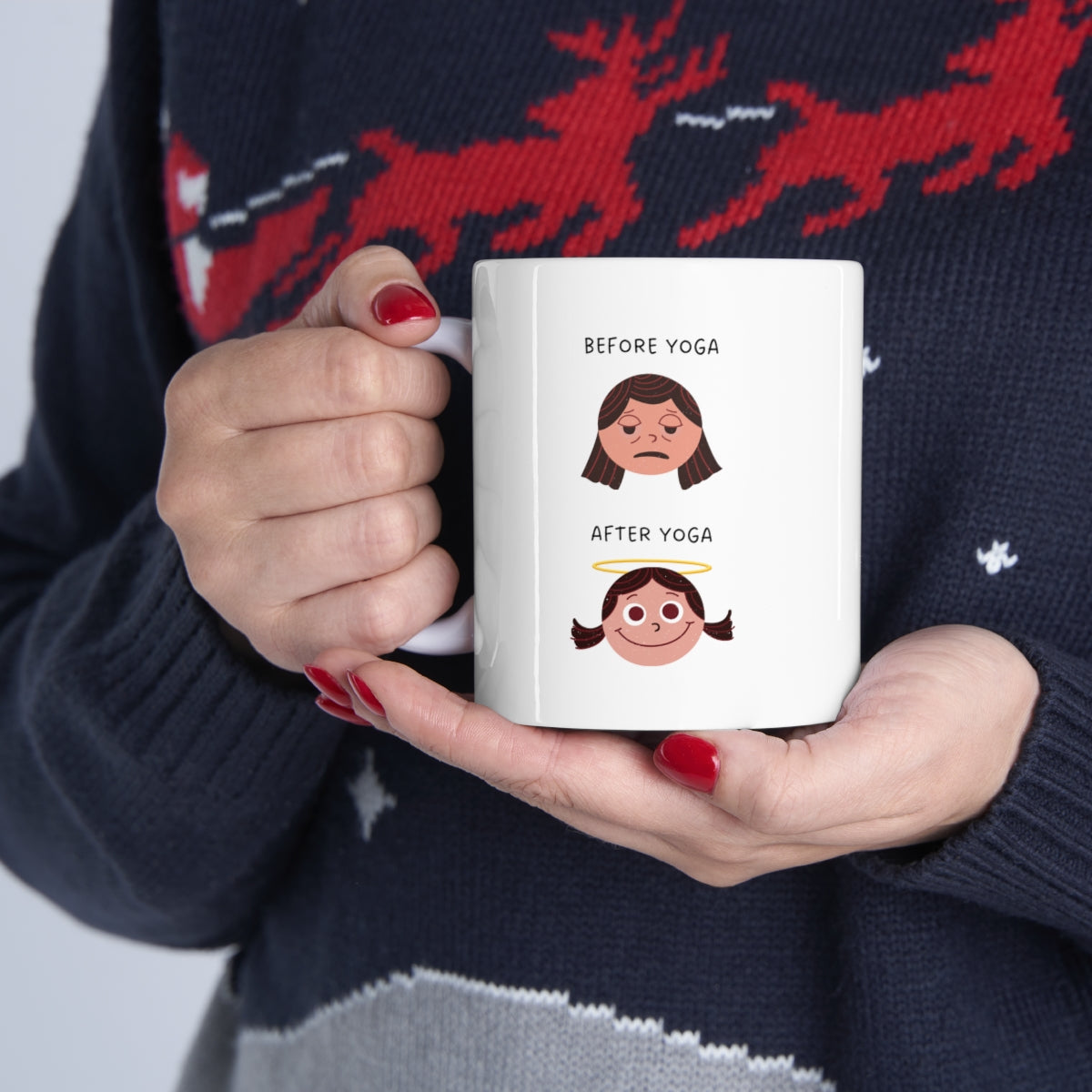 Skorter | and After Yoga Novelty Mug