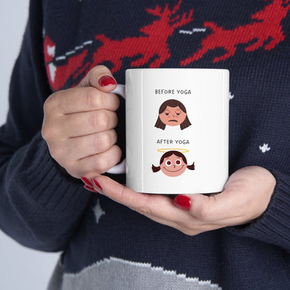 Skorter | and After Yoga Novelty Mug