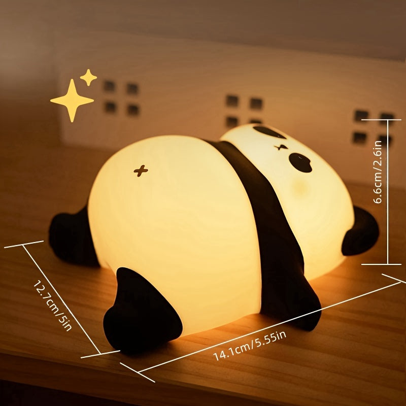 Skorter | SugarPanda - LED Night Light, Silicone Rechargeable Sleep Lamp