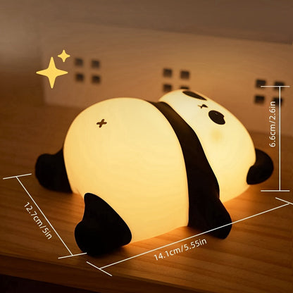 Skorter | SugarPanda - LED Night Light, Silicone Rechargeable Sleep Lamp