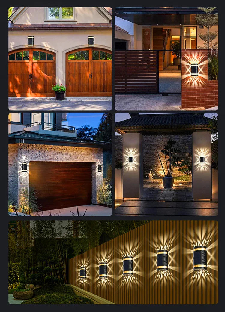Skorter | Solar lamp with intelligent light control – outdoor wall light with automatic night detection