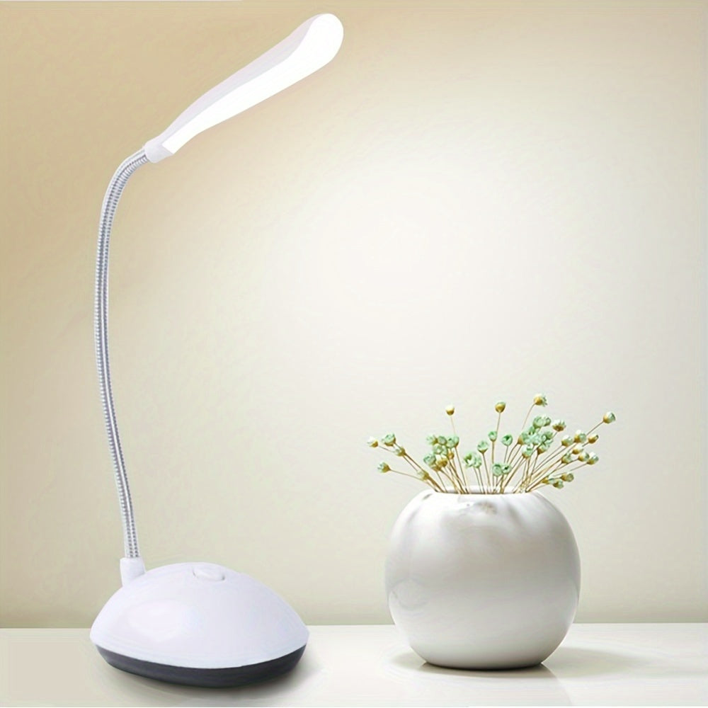 Skorter | FlexiGlow - LED Swan Neck Desk Lamp on AAA Batteries for Eye Protection