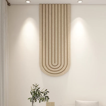 Skorter | Curved Felt Notice Board – Large Self-Adhesive Wall Decoration made of Polyester Felt