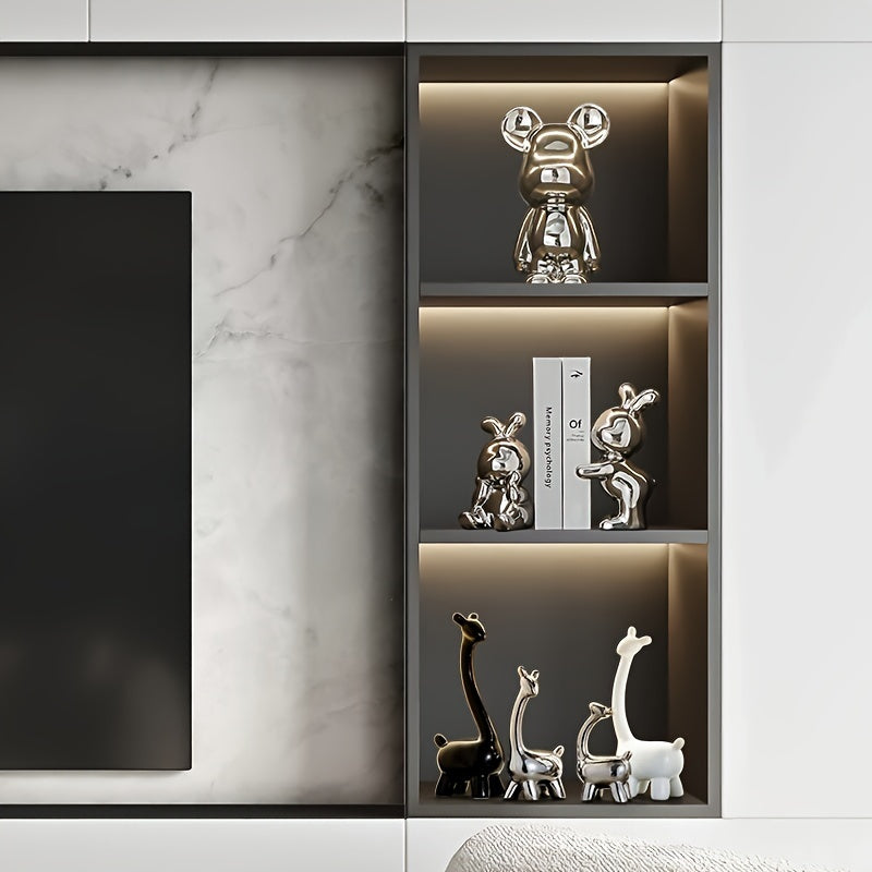 Skorter | BunnyAnime - Cute Bunny Bookends for Living Room Decor