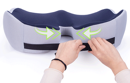 Skorter | Adjustable Memory Foam Sit Bone Relief Seat Cushion