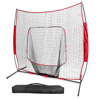 Skorter | 7x7ft Training Net with Arc Frame Carry Bag for Solo Team Training