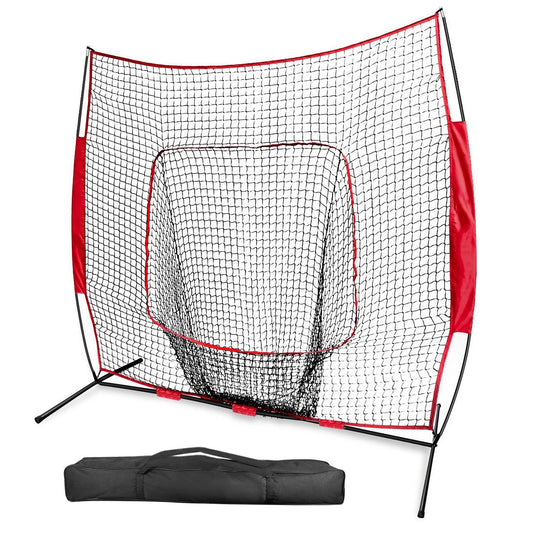 Skorter | 7x7ft Training Net with Arc Frame Carry Bag for Solo Team Training
