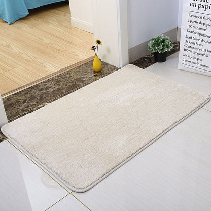 Skorter | Feblilac Solid Color Tufted Bath Mat, Multiple Sizes Bath Mat, Pure Non-Slip Bath Mat