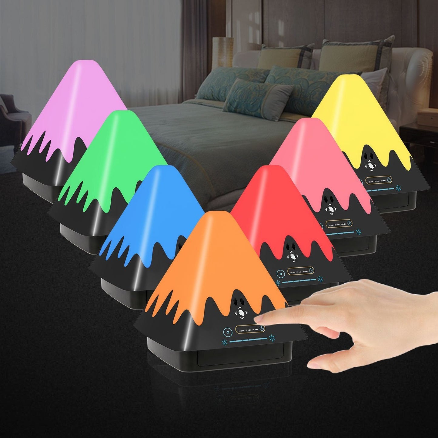 Skorter | 8-color touch control night light