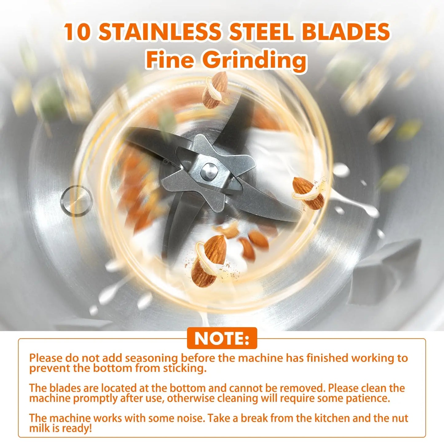 Skorter | 8-in-1 Nut Milk Maker (1000 ml) - NutriBlend