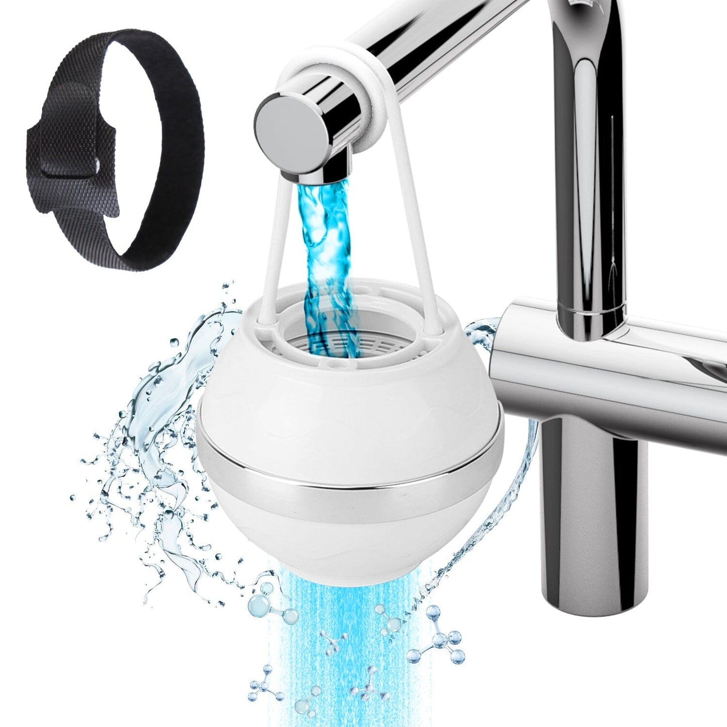 Skorter | 8 Step Bath Ball Filter 2,500 Gallons Filtering BPA Free