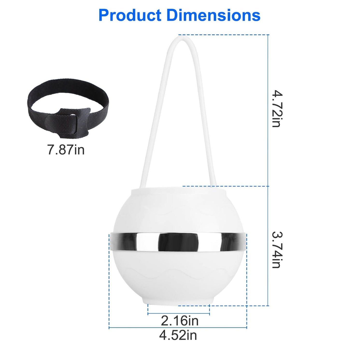 Skorter | 8 Step Bath Ball Filter 2,500 Gallons Filtering BPA Free