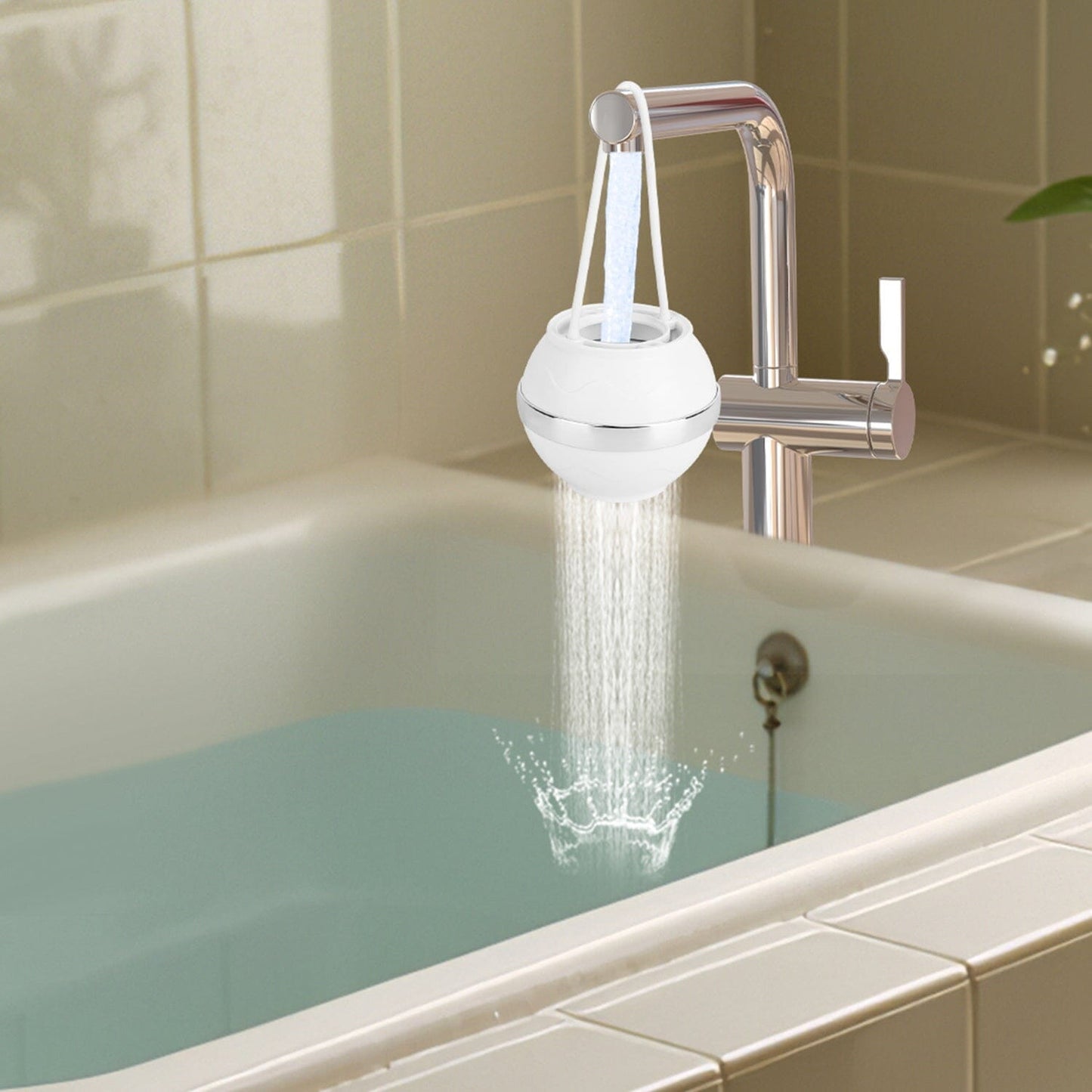 Skorter | 8 Step Bath Ball Filter 2,500 Gallons Filtering BPA Free