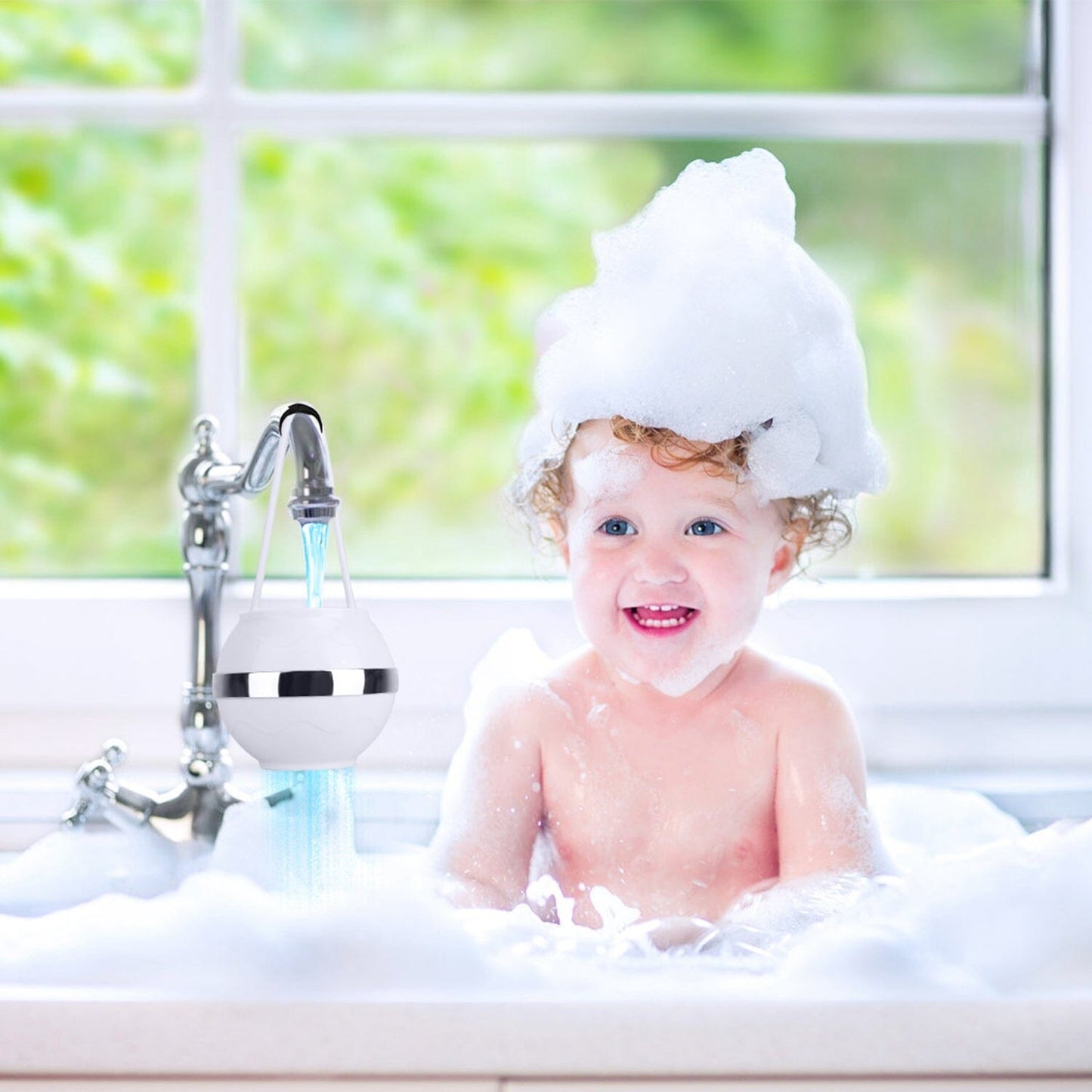 Skorter | 8 Step Bath Ball Filter 2,500 Gallons Filtering BPA Free