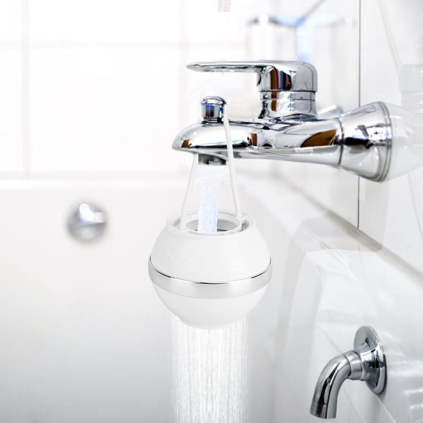 Skorter | 8 Step Bath Ball Filter 2,500 Gallons Filtering BPA Free