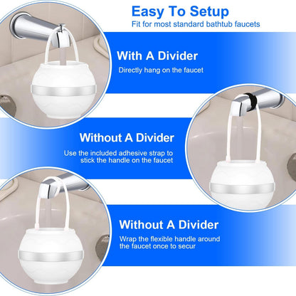 Skorter | 8 Step Bath Ball Filter 2,500 Gallons Filtering BPA Free