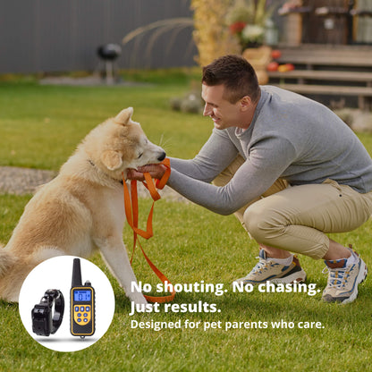 Skorter | 800M Rechargeable Electric Dog Training Collar | Waterproof, Remote Control & Ideal for Effective Dog Training
