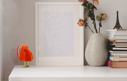 Skorter | Bird Sculpture // Small Orange
