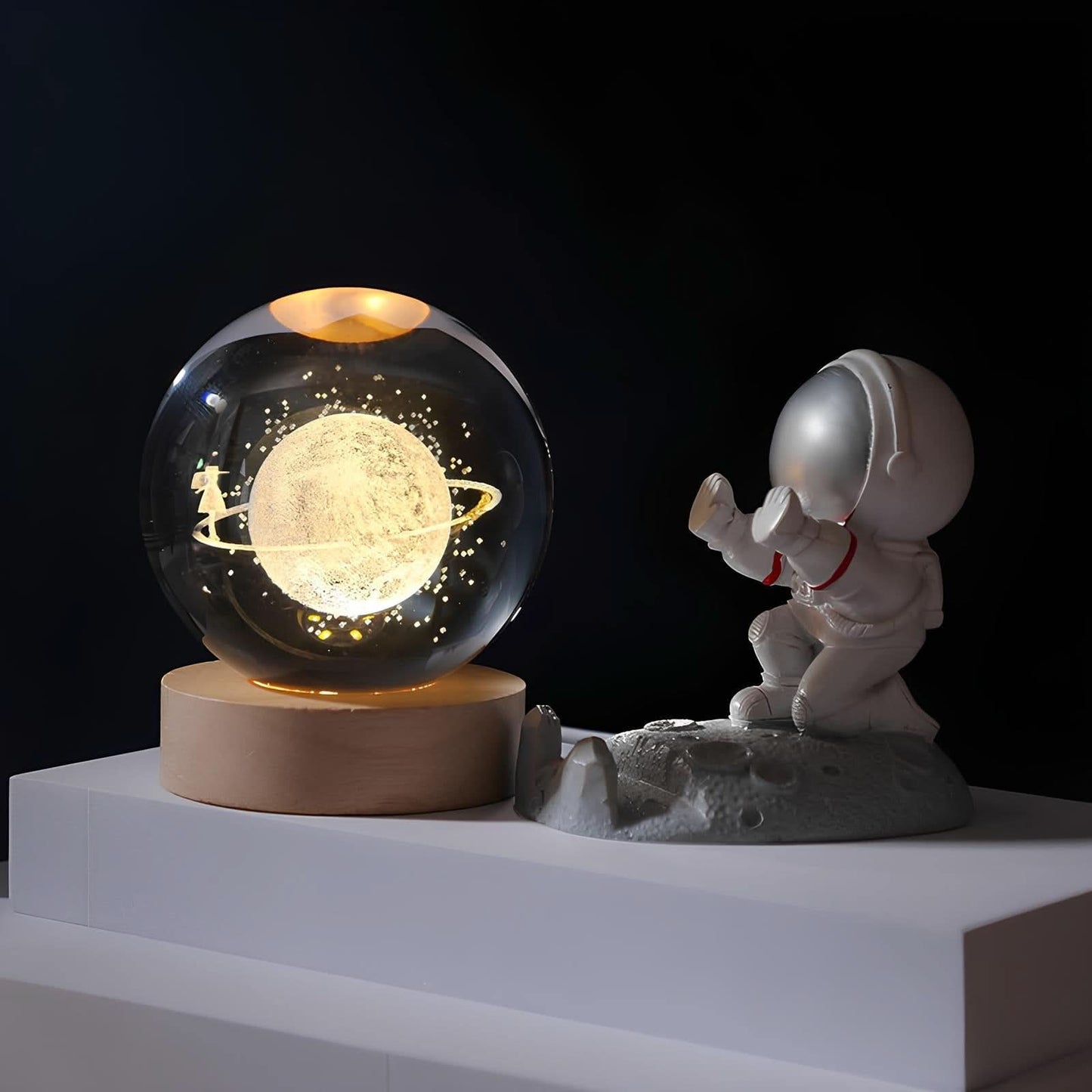 Skorter | Luminous Crystal Ball LED Night Light Decor