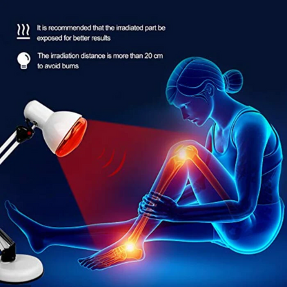 Skorter | Red Light Therapy Lamp for Skin - Infrared Heating with Tripod Stand