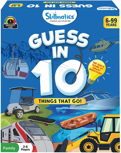 Skorter | Skillmatics Educational Game: Animal Planet - Guess in 10 (Ages 6-99) | Card Game of Smart Questions | General Knowledge for Kids, Adults and Families | Gifts for Boys and Girls