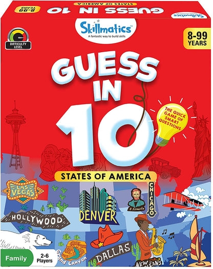 Skorter | Skillmatics Educational Game: Animal Planet - Guess in 10 (Ages 6-99) | Card Game of Smart Questions | General Knowledge for Kids, Adults and Families | Gifts for Boys and Girls