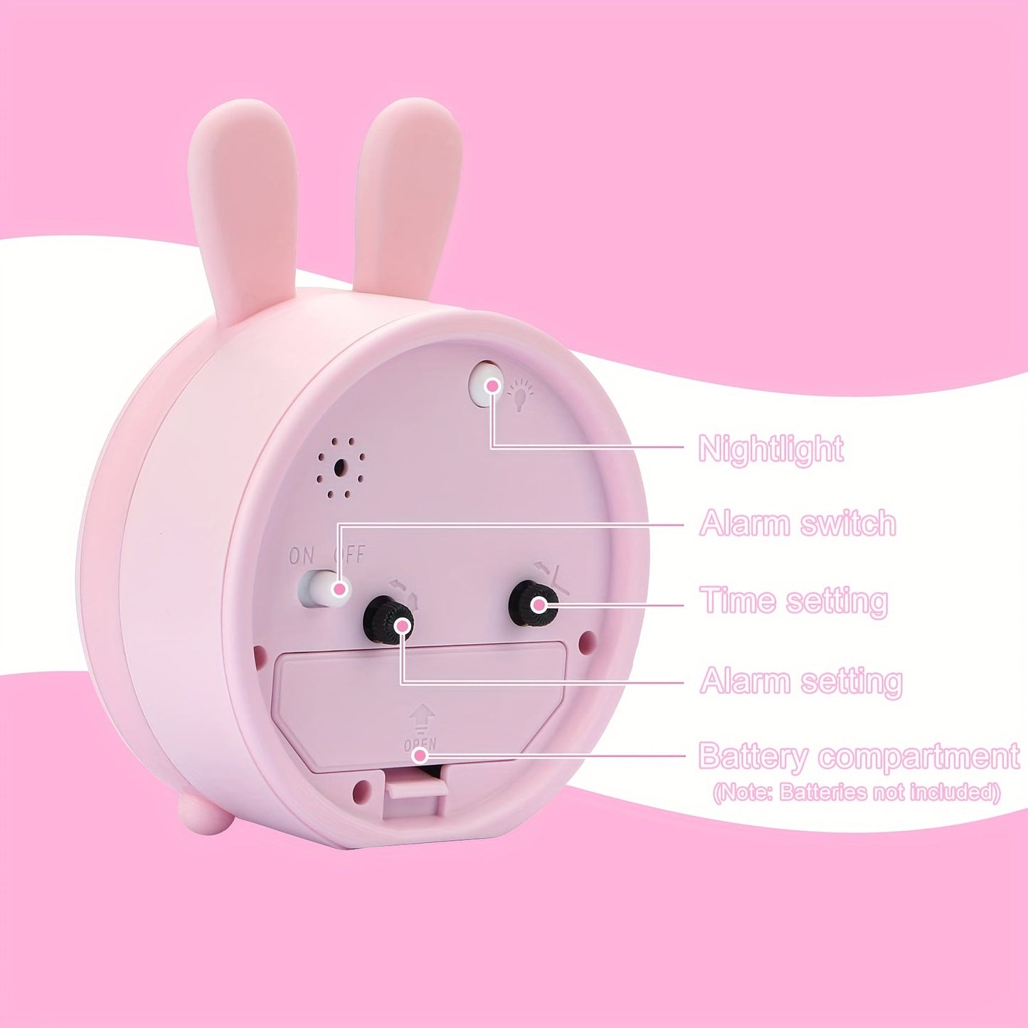 Skorter | SilenTime - Sweet Silent Alarm Clock with Night Light